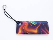 Фурнитура к RFID-брелокам ISBC.  Черный нейлоновый шнурок с кольцом