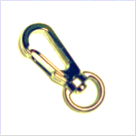Фурнитура к RFID-брелокам ISBC.  Металлический карабин-петля Metal hook (10*30мм)